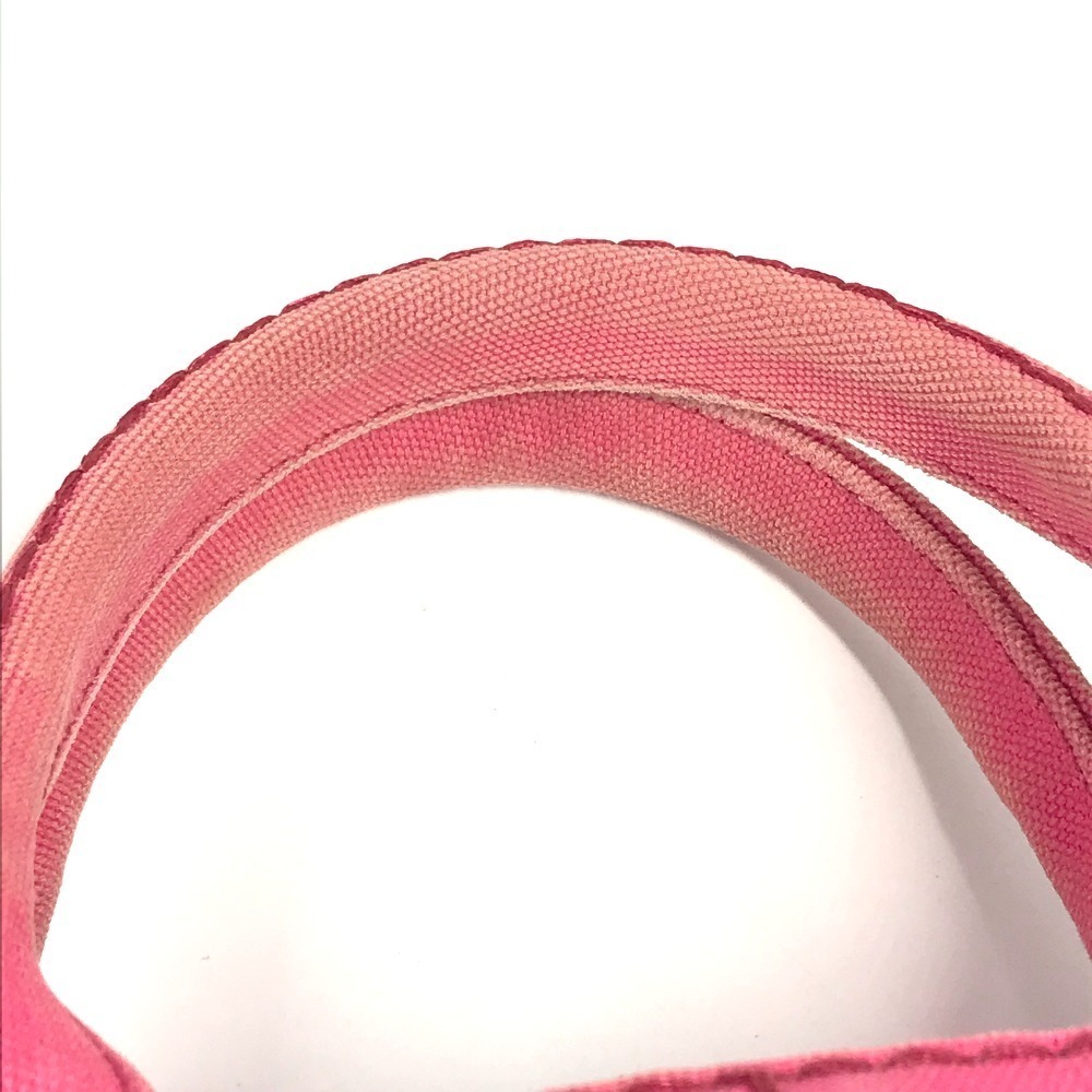 Prada Canapa logo tote bag shoulder crossbody handbag pink canvas - Picture 12 of 15
